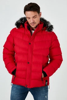 Buratti Winterjacke Rot/Dunkelrot