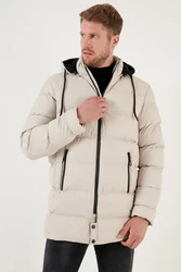 Buratti Winterjacke Beige/Weiß/Khaki