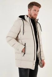 Buratti Winterjacke Beige/Weiß/Khaki