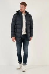 Buratti Winterjacke Dunkelblau/Schwarz/Blau