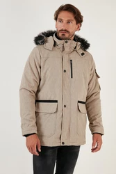 Buratti Winterjacke Beige/Braun/Khaki/Grau