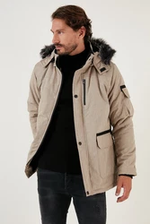 Buratti Winterjacke Beige/Braun/Khaki/Grau