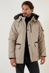 Buratti Winterjacke Beige/Braun/Khaki/Grau