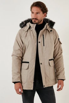 Buratti Winterjacke Beige/Braun/Khaki/Grau Buratti Winterjacke Beige/Braun/Khaki/Grau