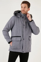 Buratti Winterjacke Grau/Hellgrau/Dunkelblau/Dunkelgrau