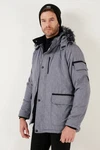 Buratti Winterjacke Grau/Hellgrau/Dunkelblau/Dunkelgrau