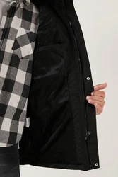 Buratti Winterjacke Schwarz/Dunkelgrün