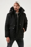 Buratti Winterjacke Schwarz/Dunkelgrün