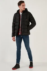 Buratti Winterjacke Schwarz/Rot