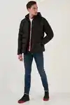 Buratti Winterjacke Schwarz/Rot