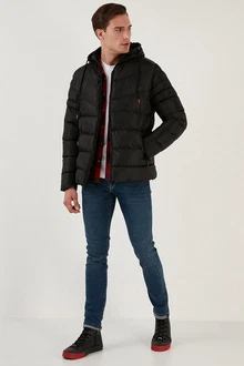 Buratti Winterjacke Schwarz/Rot Buratti Winterjacke Schwarz/Rot
