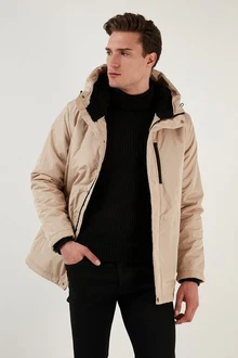 Buratti Winterjacke Beige/Khaki Buratti Winterjacke Beige/Khaki