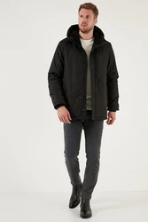 Buratti Winterjacke Schwarz/Dunkelgrün
