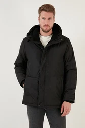 Buratti Winterjacke Schwarz/Dunkelgrün