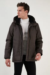 Buratti Winterjacke Dunkelbraun/Khaki/Grau/Schwarz/Dunkelgrau/Braun/Dunkelgrün