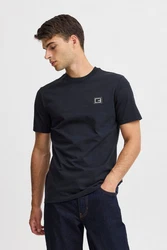 Casual Friday T-Shirt CFTHOR Tee mit Logo Badge marine