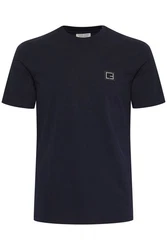 Casual Friday T-Shirt CFTHOR Tee mit Logo Badge marine