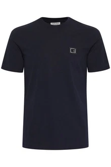 Casual Friday T-Shirt CFTHOR Tee mit Logo Badge marine