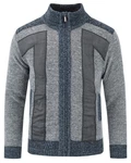 Allthemen Herren Cardigan Grobstrick 