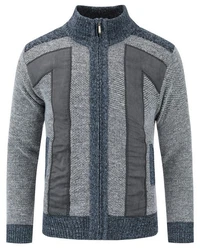 Allthemen Herren Cardigan Grobstrick 