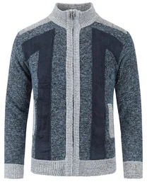 Cardigan Herren Cardigan Grobstrick Gefttert Pullover fr Winter