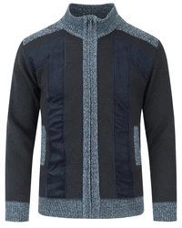 Allthemen Herren Cardigan Grobstrick 