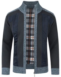 Allthemen Herren Cardigan Grobstrick 