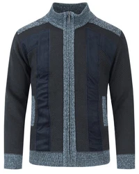 Allthemen Herren Cardigan Grobstrick 