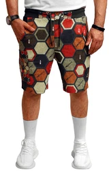 RMK Shorts Herren Shorts Sport Sweatshorts Bermuda Bunt