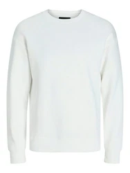 Jack & Jones Basic Sweater Langarm Shirt Rundhals Pullover JJESTAR Hellblau/Weiß/Hellgrün/Grau
