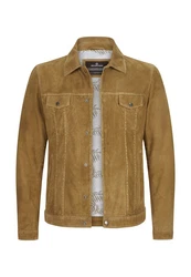 Milestone Lederjacke MSJuliano Braun/Beige/Khaki