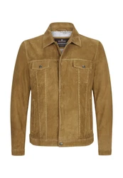 Milestone Lederjacke MSJuliano Braun/Beige/Khaki
