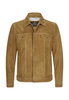 Milestone Lederjacke MSJuliano Braun/Beige/Khaki