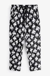 Next Pyjamahose Schlafanzughose aus Jersey Schwarz/Weiß/Rosa/Dunkelgrau/Beige/Gelb/Creme
