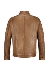 Milestone Lederjacke MSParker Braun/Beige