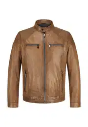 Lederjacke MSParker mit Ziernhten