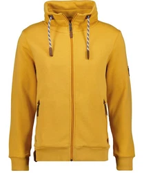 RAGMAN Sweatjacke Strickjacke Mock neck cardigan 