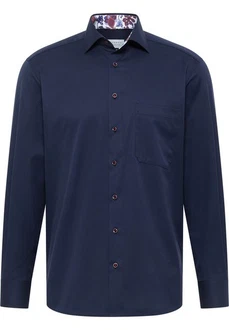 Eterna Langarmhemd COMFORT FIT Dunkelblau/Hellblau Eterna Langarmhemd COMFORT FIT Dunkelblau/Hellblau