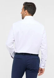 Eterna Langarmhemd COMFORT FIT Weiß/Creme