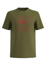 s.Oliver Kurzarmshirt Printshirt Dunkelgrün/Grün