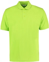 Kustom Kit Poloshirt Herren Klassic Polo Shirt Grün/Neonfarben/Gelb