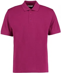 Kustom Kit Poloshirt Herren Klassic Polo Shirt Rosa/Lila/Dunkelrot