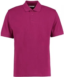 Kustom Kit Poloshirt Herren Klassic Polo Shirt Rosa/Lila/Dunkelrot