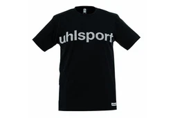 uhlsport ESSENTIAL PROMO T-SHIRT Schwarz/Dunkelblau/Dunkelrot