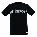 uhlsport ESSENTIAL PROMO T-SHIRT Schwarz/Dunkelblau/Dunkelrot