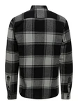 ONLY & SONS Langarmhemd Freizeit Karohemd Holzfäller (4628) Schwarz/Dunkelgrau (4628)