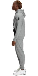 ON RUNNING Funktions-Kapuzensweatjacke Sweatshirt für Herren Hellgrau/Grau/Dunkelgrau