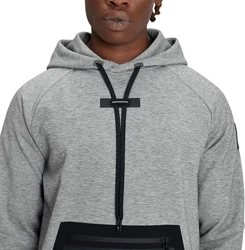 ON RUNNING Funktions-Kapuzensweatjacke Sweatshirt für Herren Hellgrau/Grau/Dunkelgrau