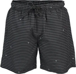Badeshorts Cruneco-Stripe Men Swim Shorts Black