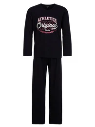 Schlafanzug Pyjama Set Langarm - Athletics Original